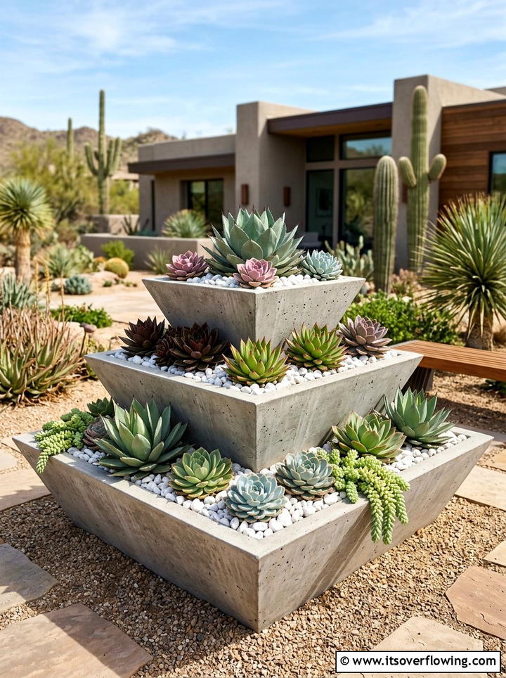 Succulent Garden - 25 garden design ideas with texture