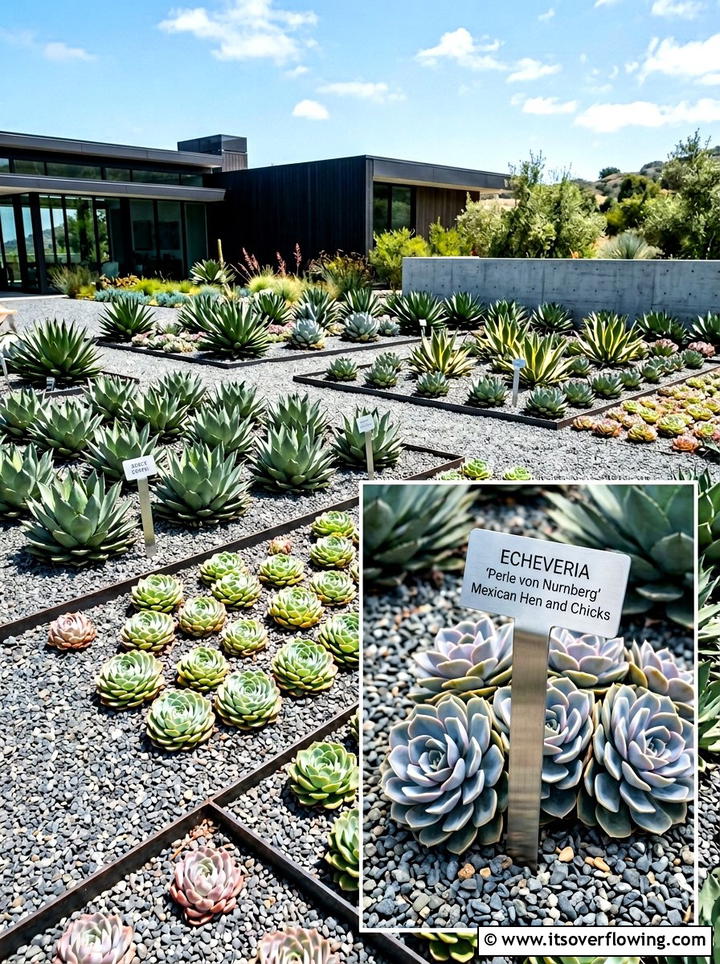 Succulent Garden Stake - 25 creative garden ideas with personalized signs