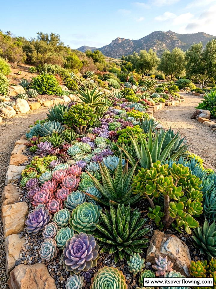 Succulent Landscape - 25 garden ideas for dry climate