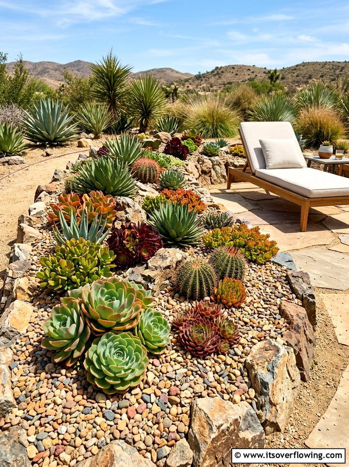 Succulent Rockery - 25 garden ideas for peace and relaxation