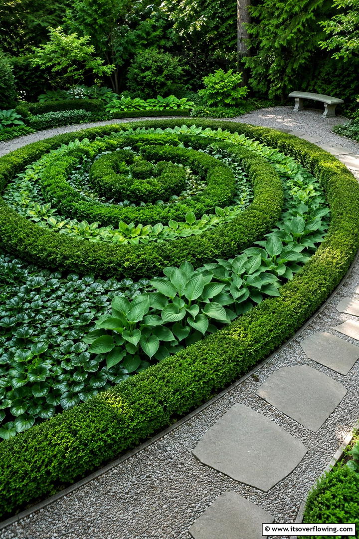 Succulent Spiral Display - 30 Spiral Garden Design Ideas for Unique Outdoor Layouts