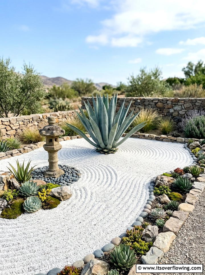 Succulent zen garden - 25 garden ideas with succulents