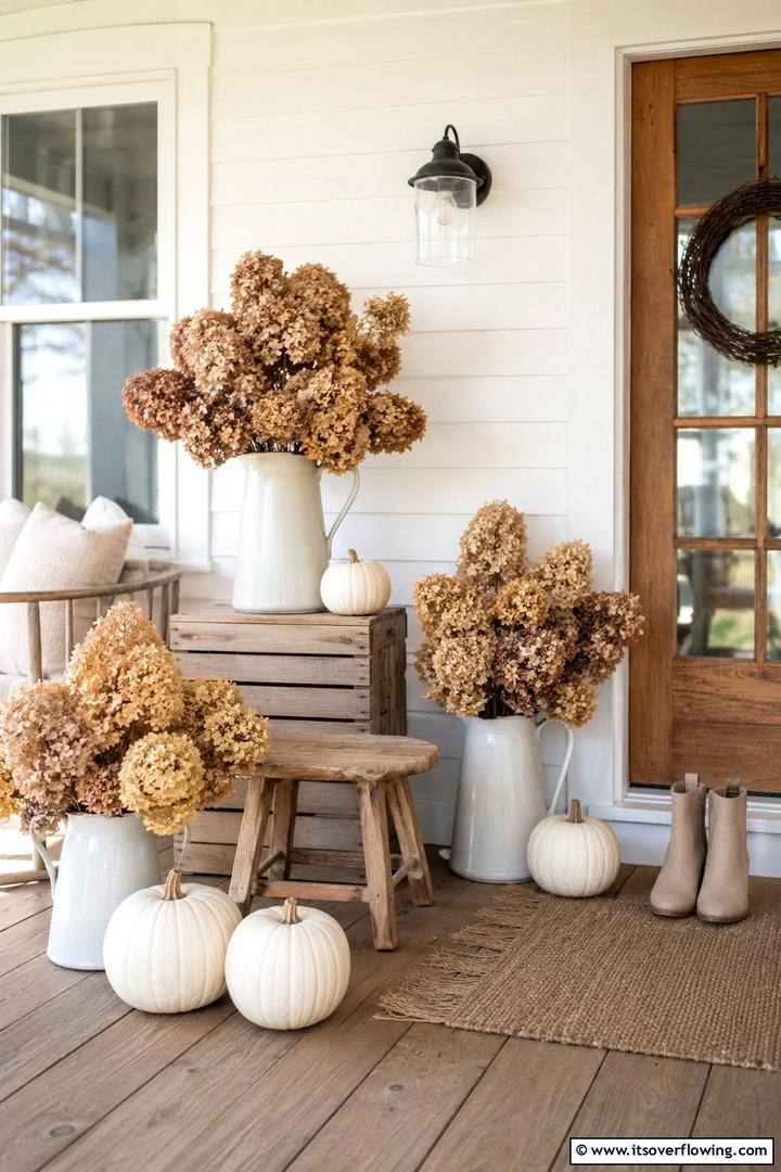 Sunflower Bright Welcome Porch - 50 Fall Porch Decor Ideas for Welcoming Outdoor Spaces