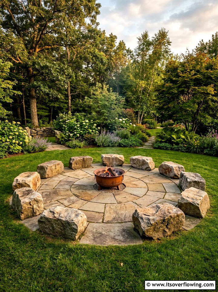 Sunken Garden Pit - 25 creative garden ideas with meditation corners