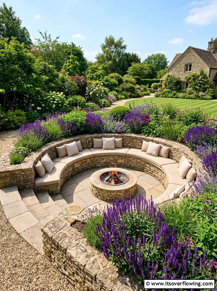 Sunken Seating In Backyard - 25 garden design ideas for reading nooks