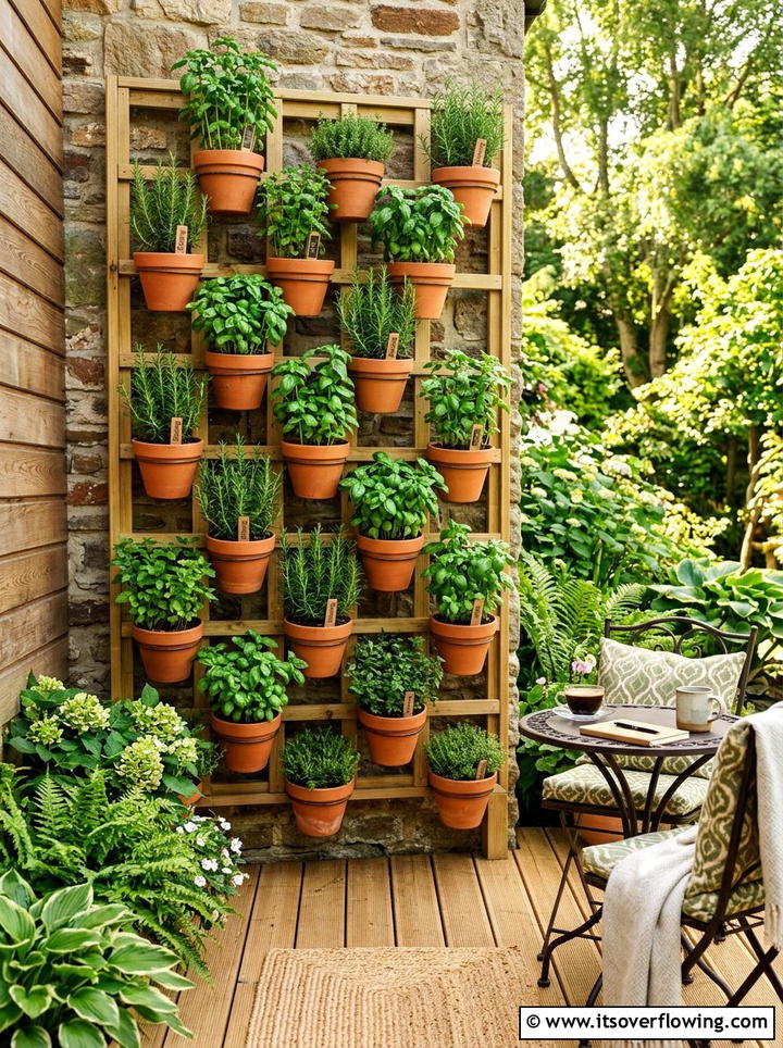 Sunken seating with cushions - 25 backyard decorating ideas with cozy lounge setup