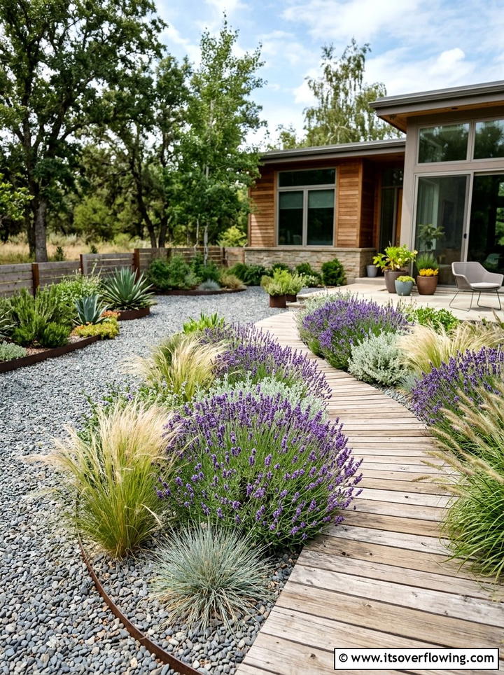 Sustainable Gravel Garden - 25 garden design ideas for contemporary courtyards