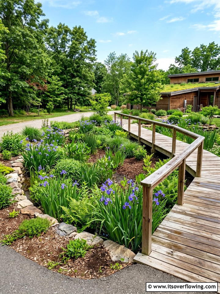 Sustainable Rain Garden - 25 creative garden ideas with tea gardens