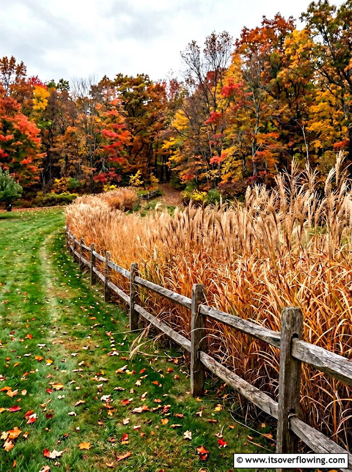Switchgrass backyard boundary - 25 backyard ideas with ornamental grasses