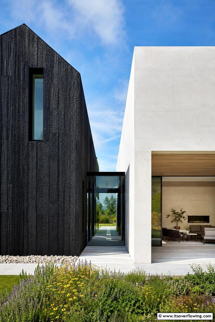 Symmetrical Facade Designs - 30 Scandinavian House Exterior Ideas for Modern Homes
