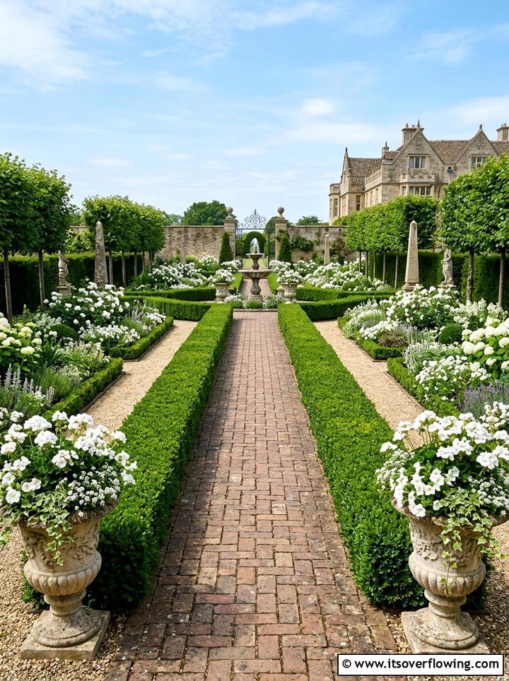 Symmetrical Formal Garden - 25 garden ideas for townhouses