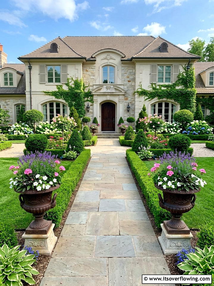 Symmetrical Front Yard Landscaping - 25 small garden ideas for front yard