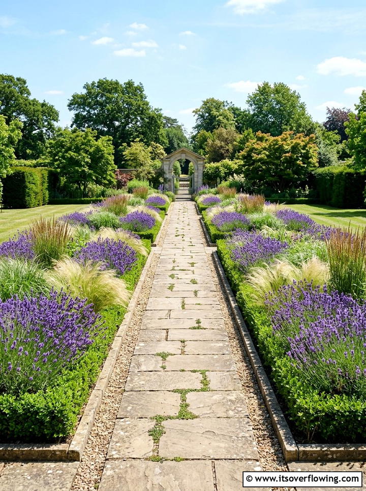 Symmetrical Garden Bed - 25 garden design ideas with straight lines