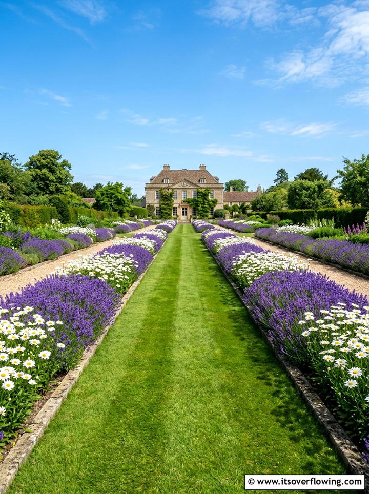 Symmetrical flower beds - 25 garden design ideas with symmetry