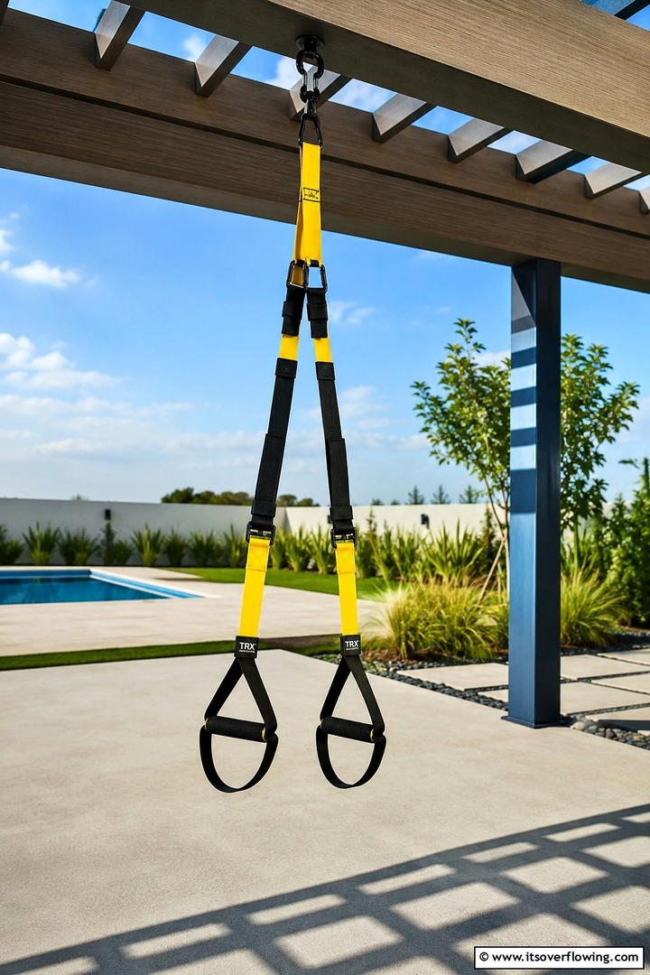 TRX Suspension Training Station - 30 Outdoor Gym Ideas to Create a Fresh Air Fitness Zone