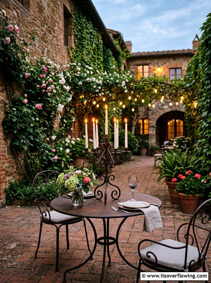 Tabletop Candelabra - 25 garden decor ideas with candles