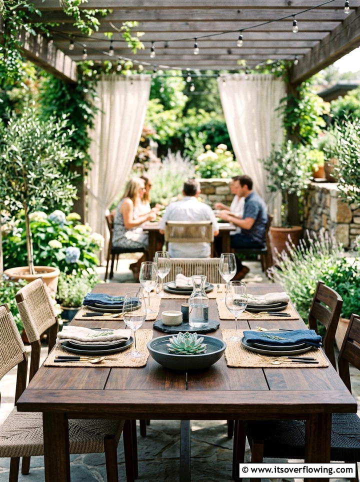 Tabletop water bowl planter - 25 garden decor ideas with water bowls