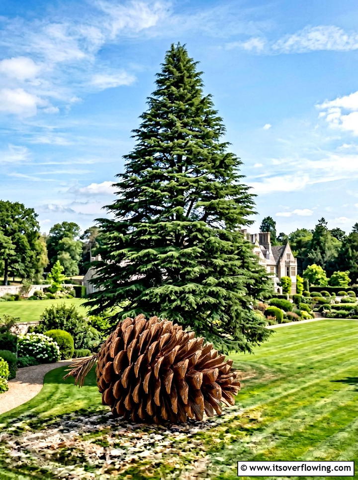 Tall Cedar Cone - 25 creative garden ideas with topiary shapes