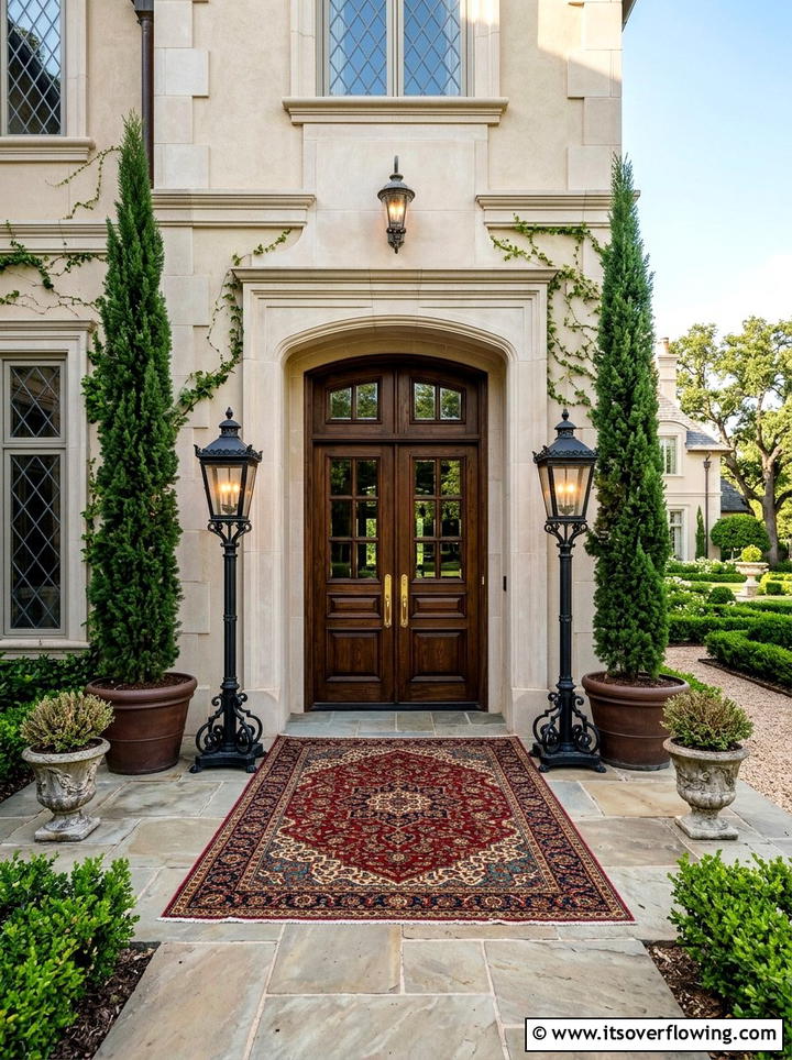 Tall Floor Lanterns - 25 front porch decor ideas with lantern clusters