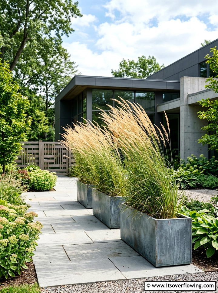 Tall Ornamental Grass - 25 garden ideas for balconies