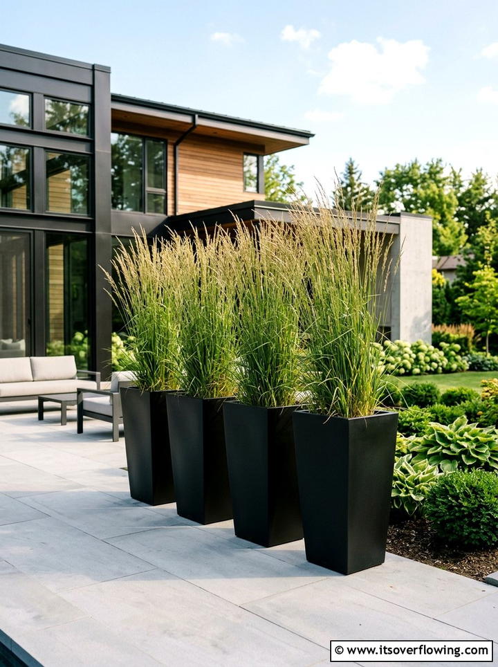 Tall Outdoor Planter Set - 25 garden design ideas with container clusters