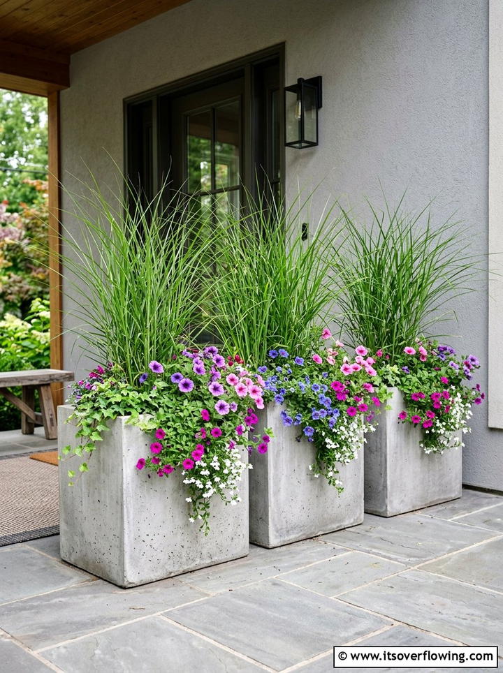 Tall Porch Planter Arrangement - 25 front porch ideas for large porches