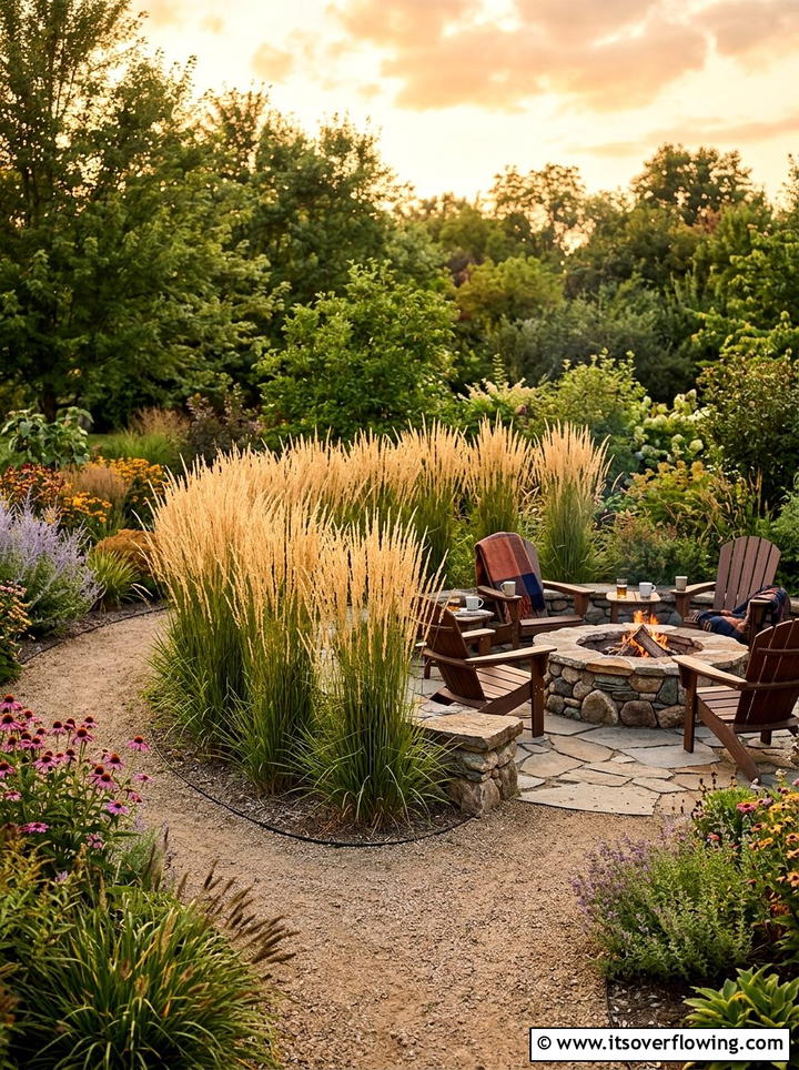 Tall ornamental grasses - 25 backyard ideas with privacy screens