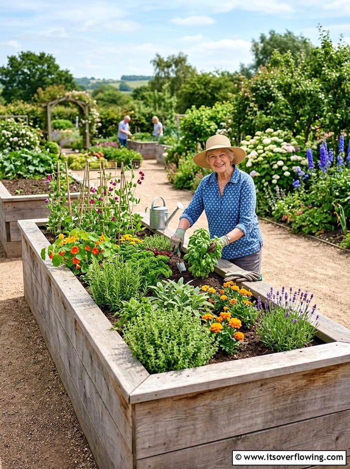 Tall raised beds for seniors - 25 backyard ideas with raised beds
