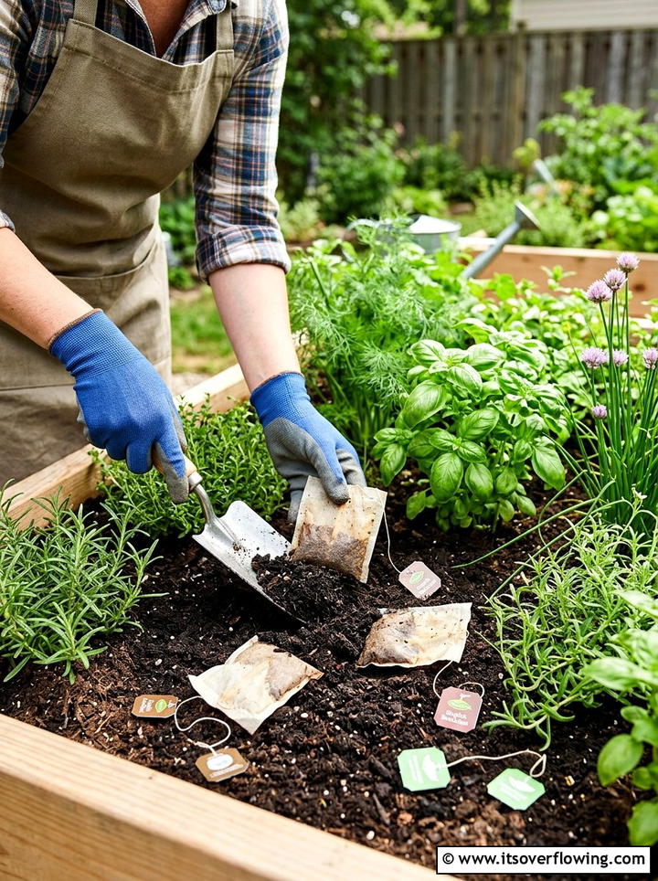 Tea Bag Fertilizer - 25 cheap garden ideas with composting