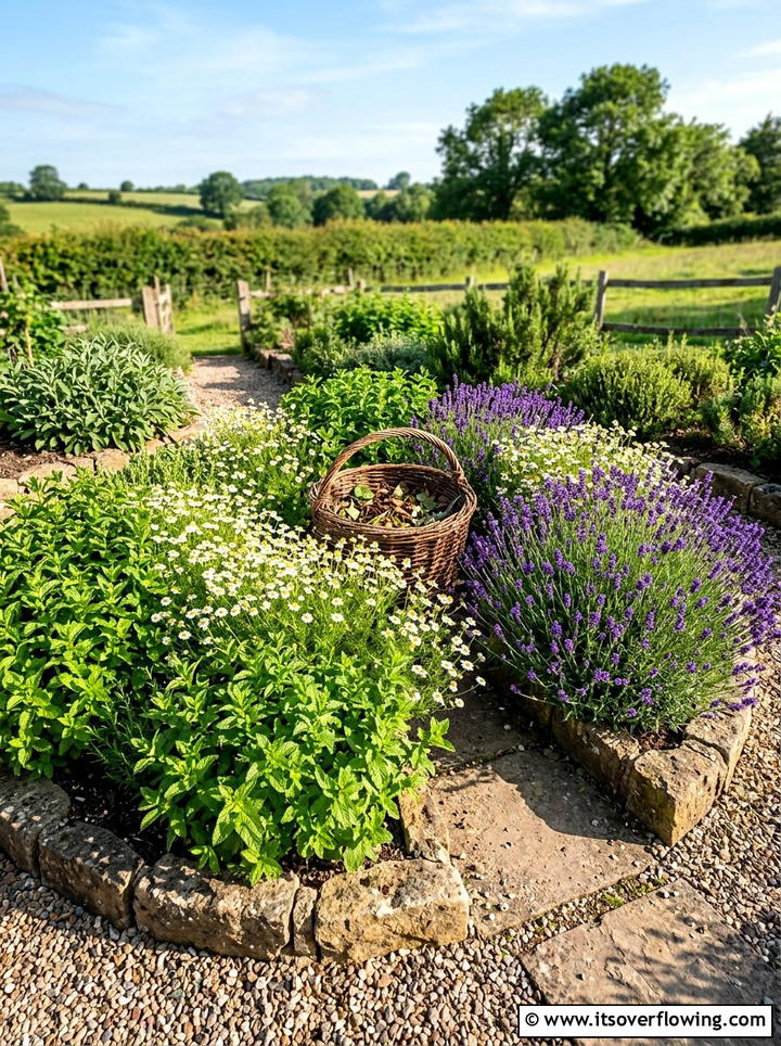Tea Garden Keyhole Bed - 25 creative garden ideas with keyhole garden beds