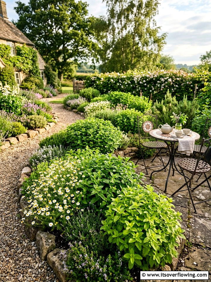 Tea Herb Garden - 25 garden ideas with herbs