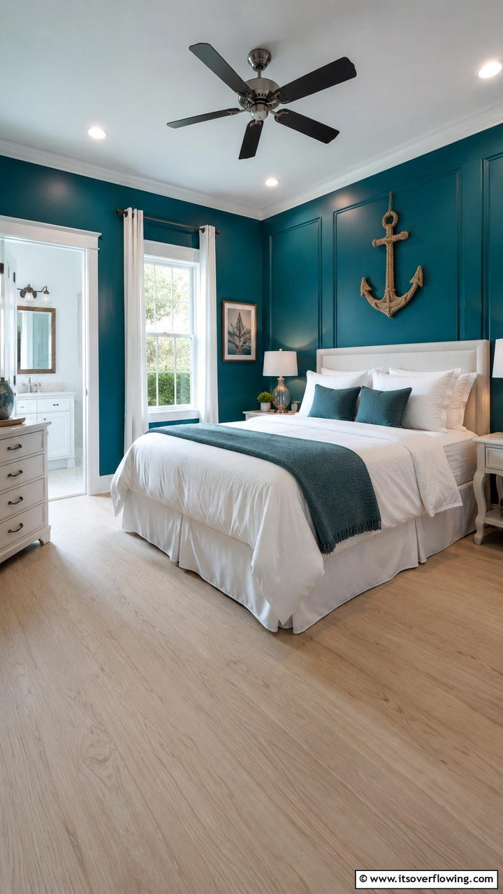 Teal for a Coastal Touch - 25 Boys Room Paint Ideas for Fun and Creativity