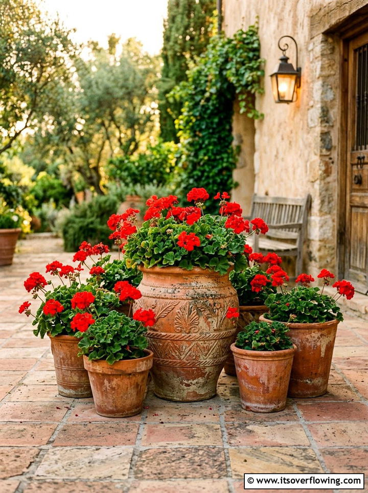 Terra Cotta Porch Pots - 25 front porch decor ideas with florals
