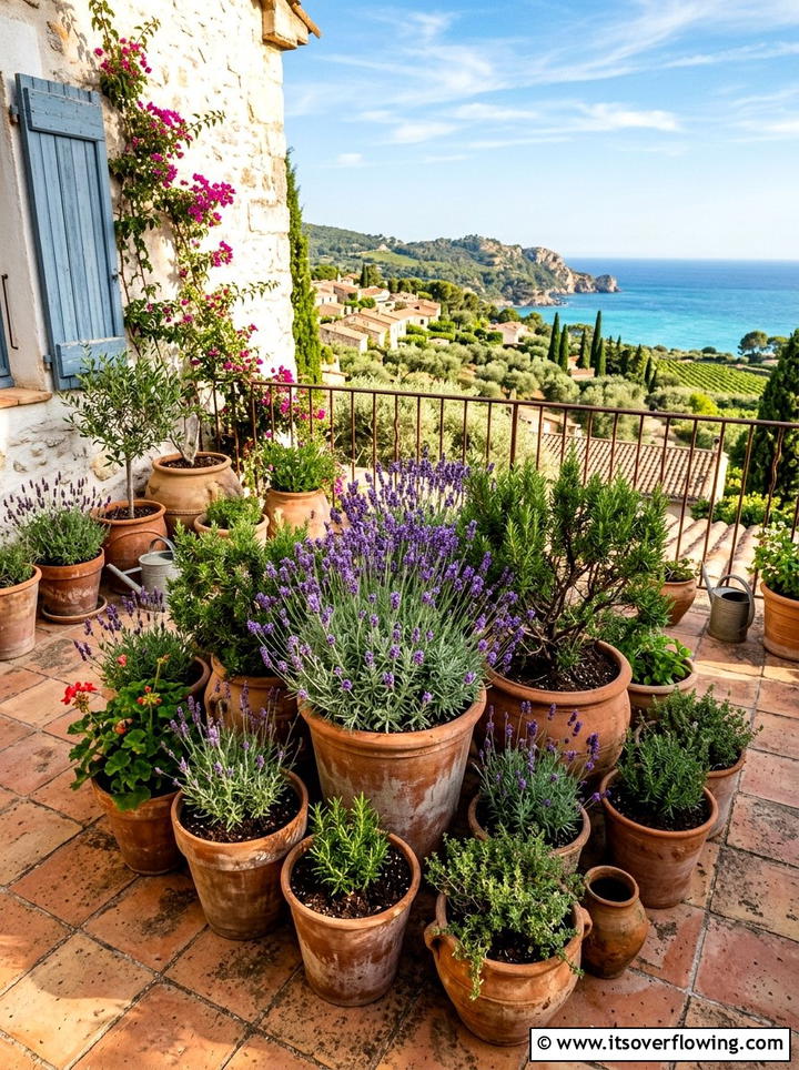 Terra Cotta Pot Arrangement - 25 backyard decorating ideas with planters