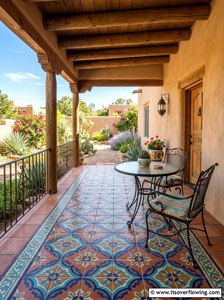 Terracotta Painted Porch Floor - 25 front porch ideas with painted floor