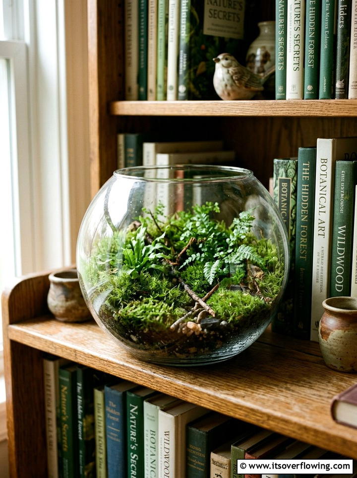 Terrarium Glass Bowl - 25 garden ideas for apartments