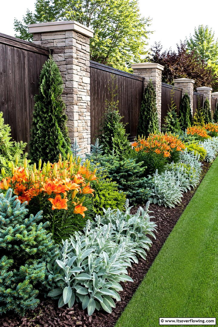 Texture and Color Border - 30 Sensory Garden Ideas to Engage All Five Senses
