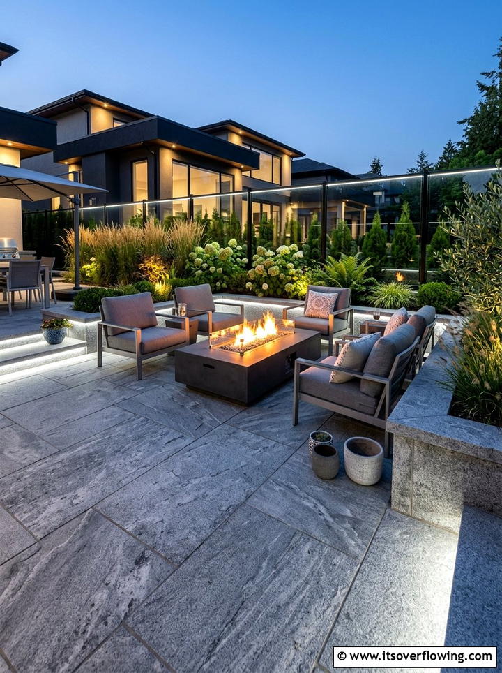 Textured Stone Paver - 25 garden ideas with pavers