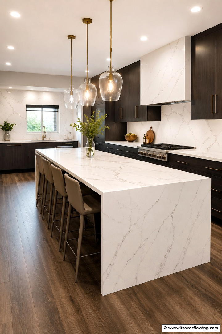 The Perfect Quartz Solution - 30 Quartz Kitchen Countertops for Modern & Durable Surfaces