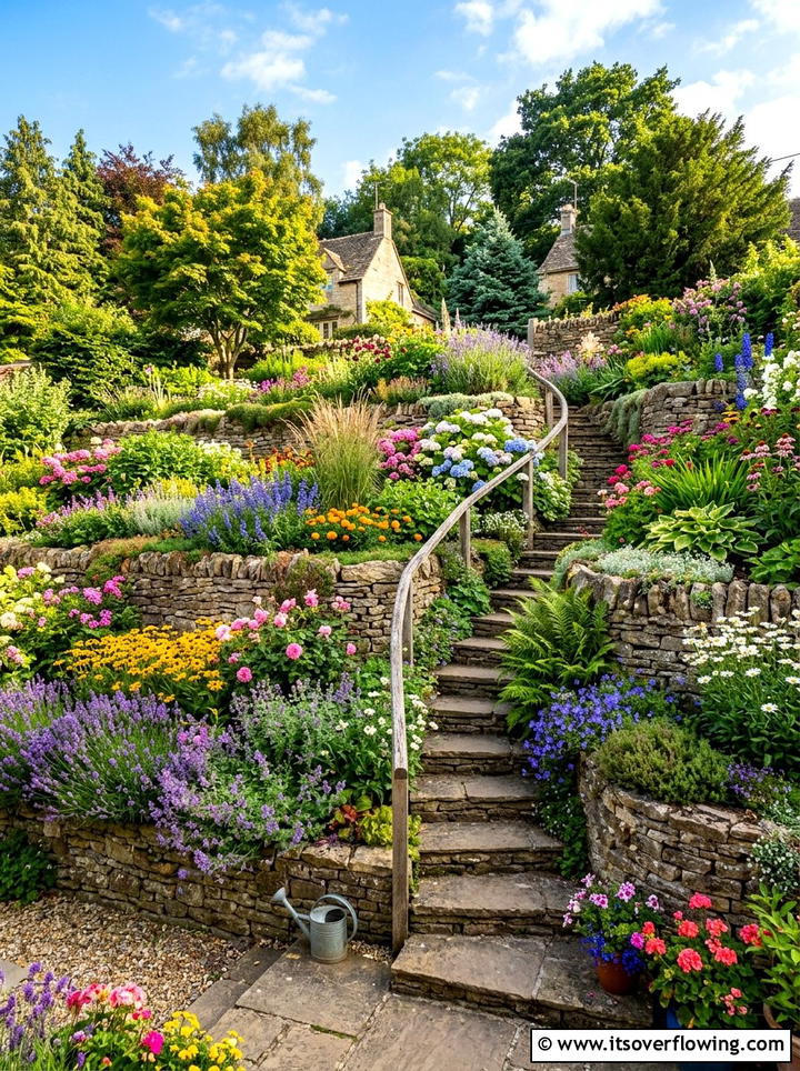 Tiered Garden Bed - 25 garden design ideas with terraces