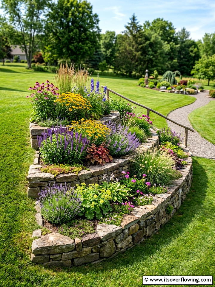 Tiered Garden Bed - 25 garden ideas with vertical gardens