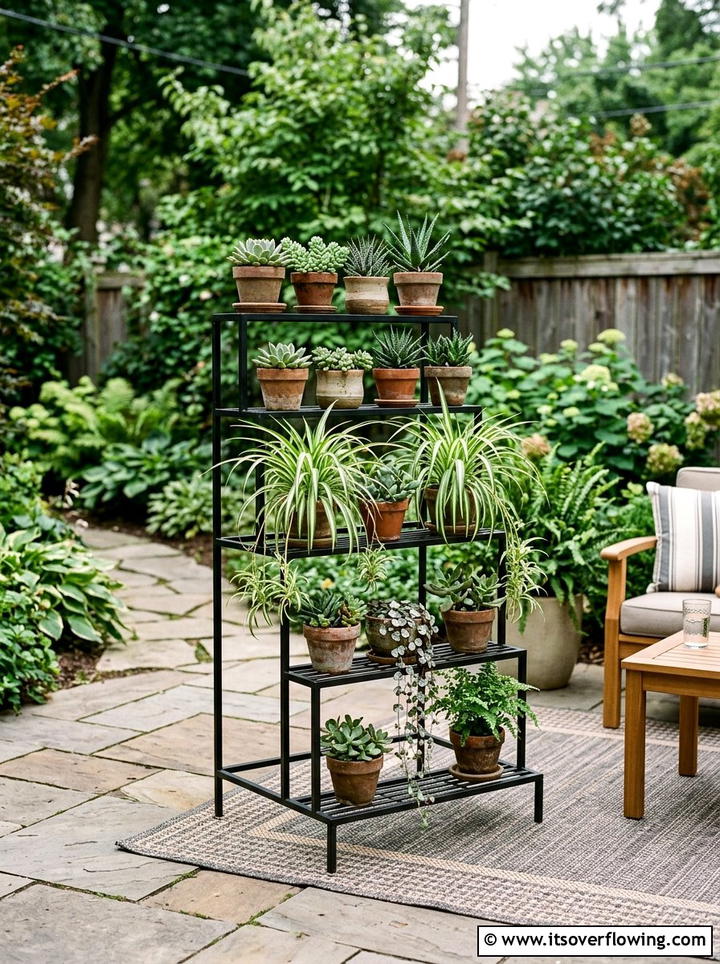 Tiered Plant Stand For Patio - 25 creative garden ideas for porches