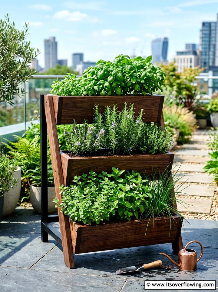 Tiered Planter - 25 small garden ideas for backyard