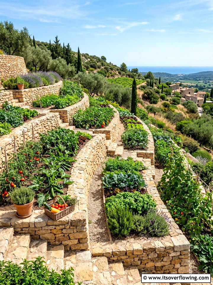 Tiered Vegetable Garden - 25 garden ideas with vegetables