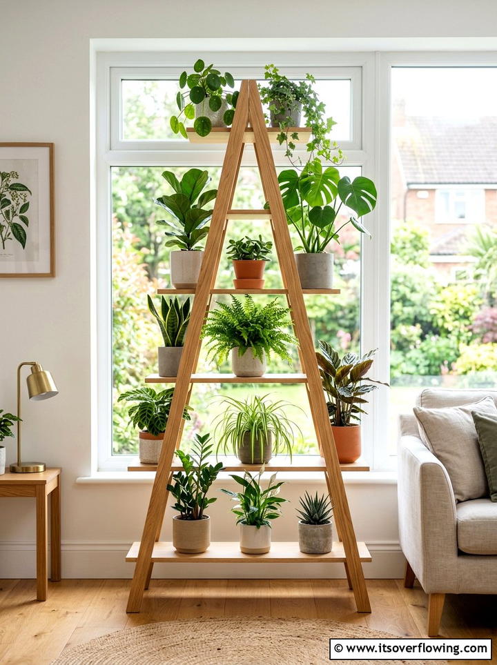 Tiered plant stand - 25 creative garden ideas for urban homes