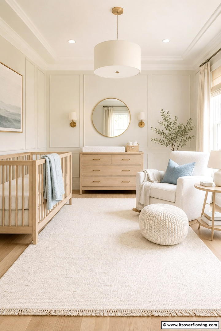 Timeless Cream Base - 30 Soothing Nursery Color Ideas for a Calming Atmosphere