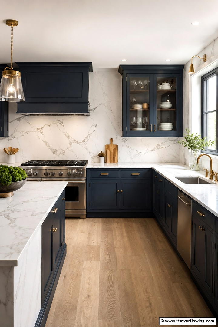 Timeless Elegance in Quartz Countertops - 30 Quartz Kitchen Countertops for Modern & Durable Surfaces