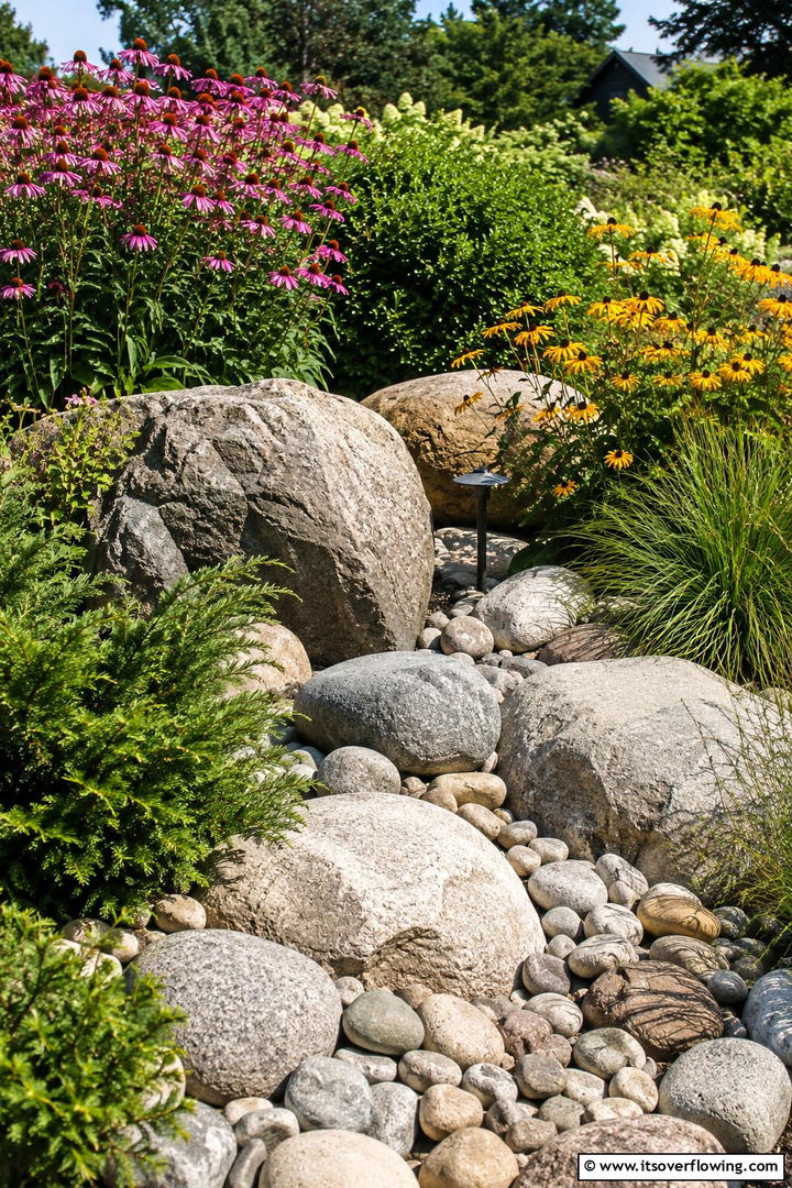 Timeless Stone Arrangement - 30 Stone Garden Ideas for Natural Outdoor Landscaping Designs