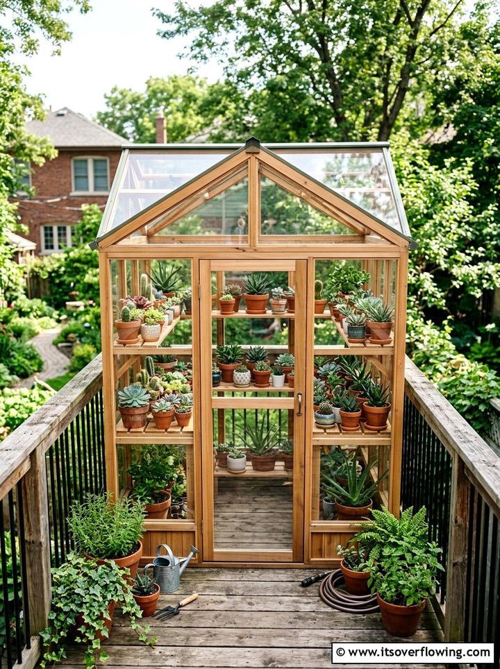 Tiny Backyard Greenhouse - 25 backyard ideas with greenhouse