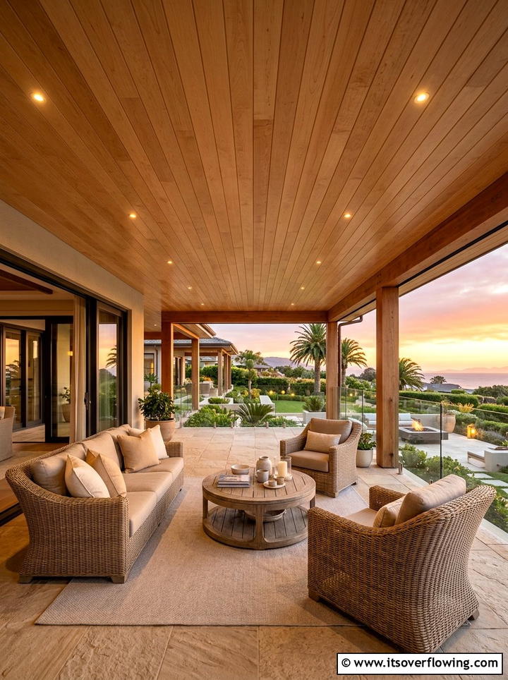 Tongue And Groove Wood Ceiling - 25 front porch ideas with wood accents
